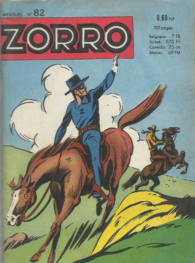 Scan de la Couverture Zorro n 82